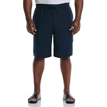 Cubavera Mens 8" Linen Blend Drawstring Cargo Shorts Available in Big & Tall