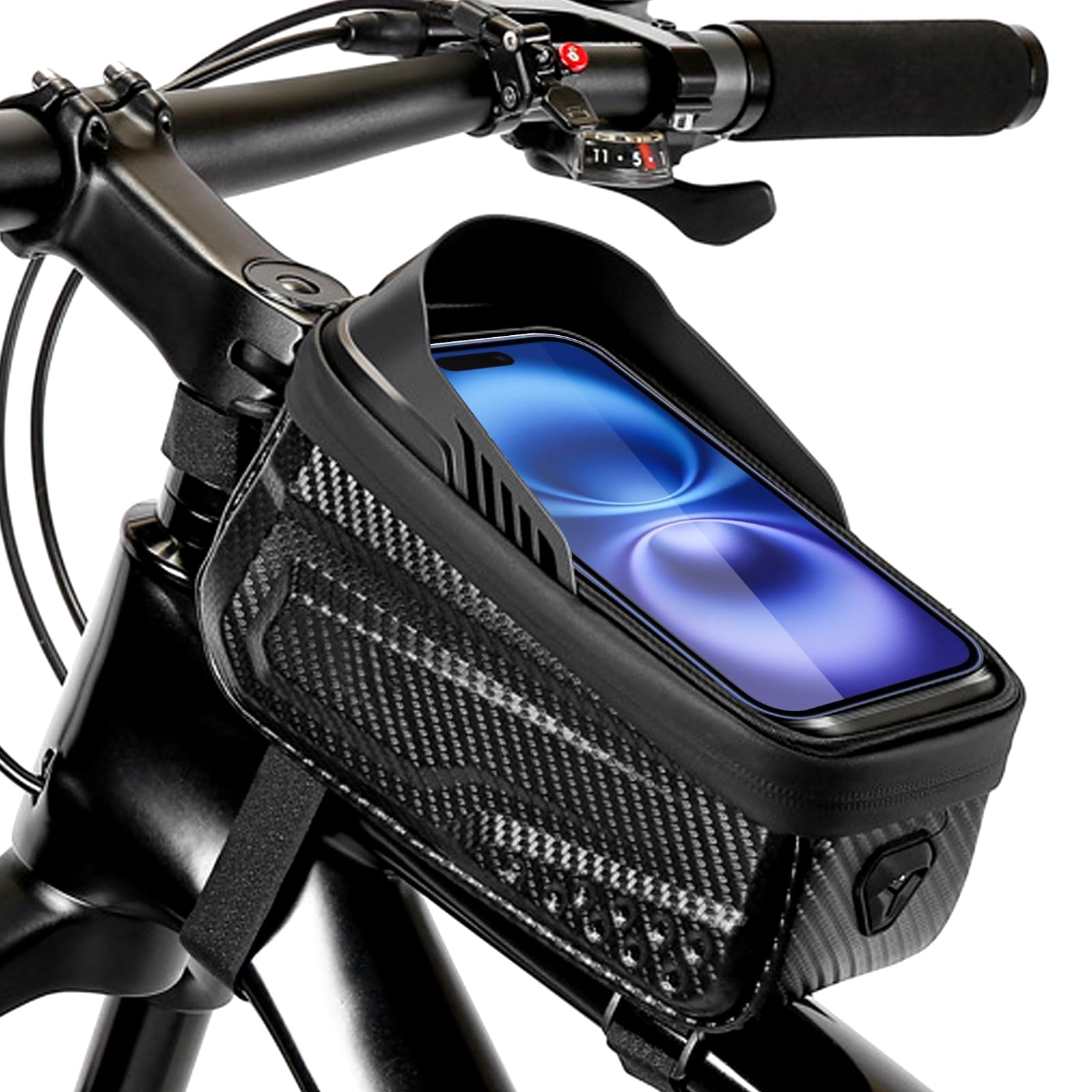 Borsa Telaio da Bicicletta Borsa Bici Telaio Impermeabile Borsa da Telaio Bici