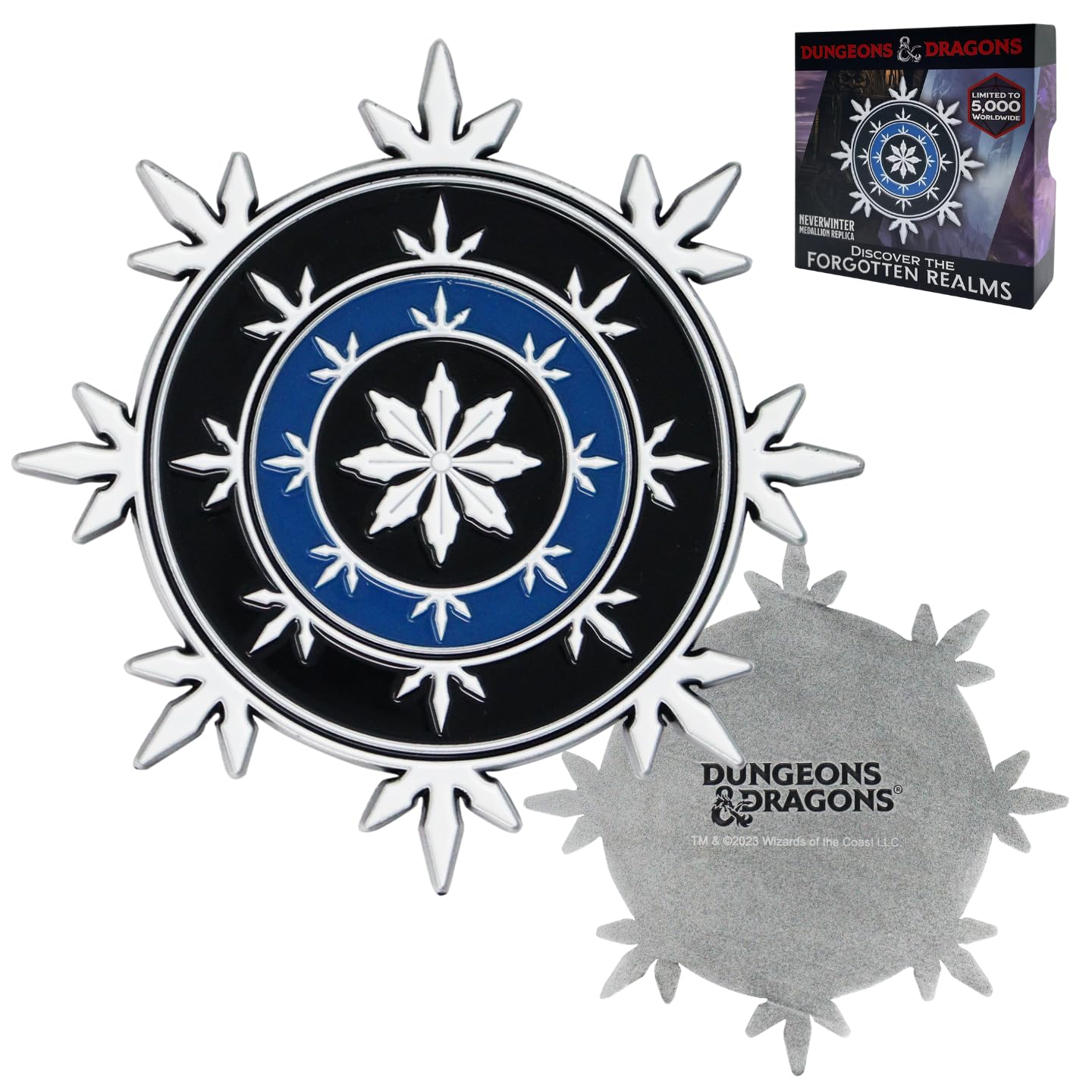 Dungeons & Dragons Neverwinter Heraldry Medallion – Limited Edition D&D Metal Collectible – Official Neverwinter Emblem – Fantasy Gift for Dungeon Masters, Players & RPG Collectors