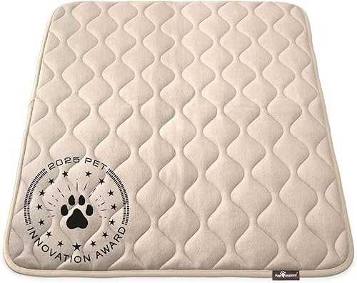 Miniatura 52 de Paw Inspired Alfombrillas acolchadas lavables para perros, almohadilla de 41 x 28 pulgadas, se adapta a perreras de 42 pulgadas, a prueba de fugas