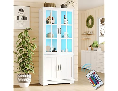 Best Tall Cabinets with Glass Doors in 2024