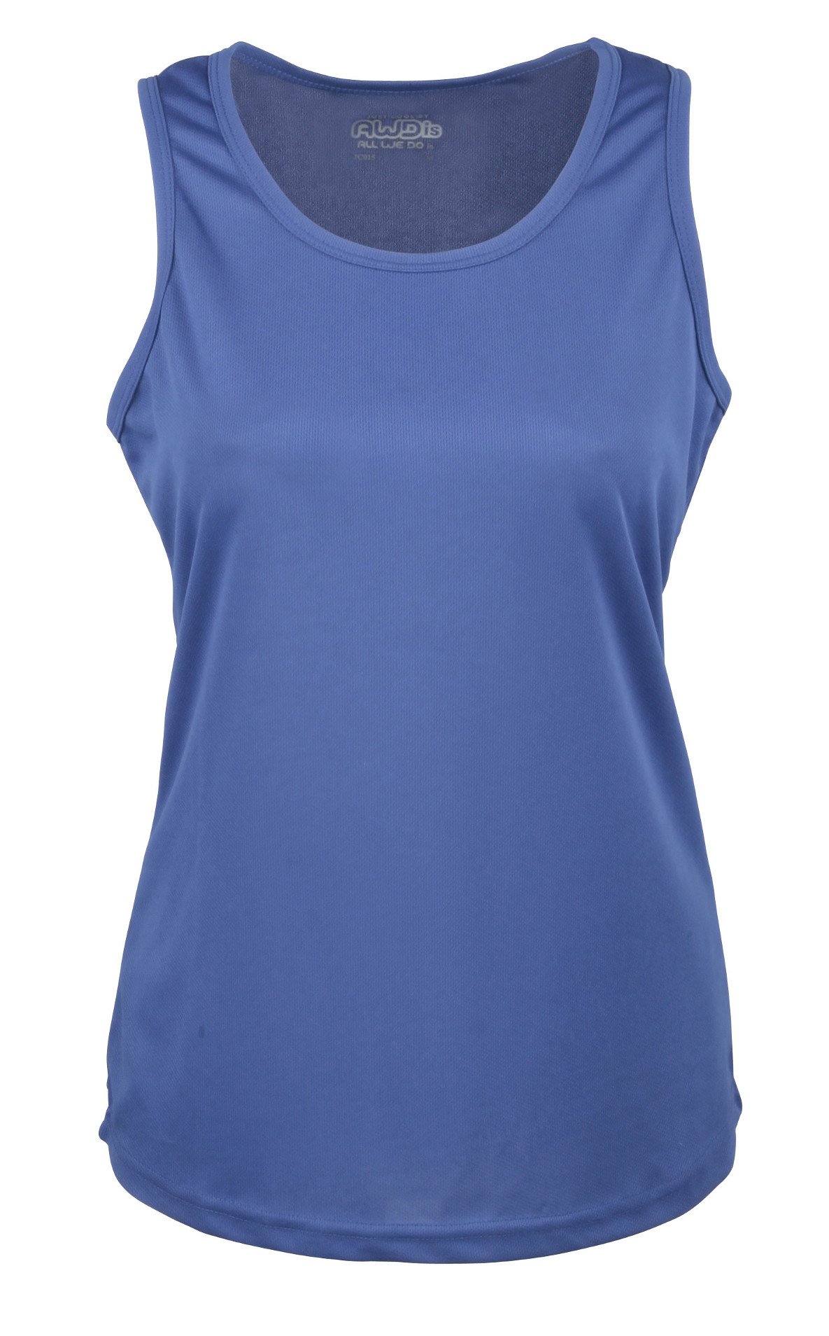 AWD Just Cool Girlie Womens Breathable Cool Vest Royal Blue S