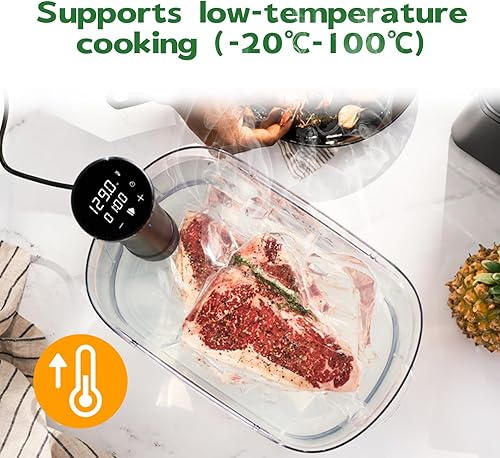 Miniatura 6 de Bolsas selladoras al vacío, 200 bolsas de sellado precortadas de 6 x 10 pulgadas para guardar alimentos, preparación de comidas y video de 4 mil+13