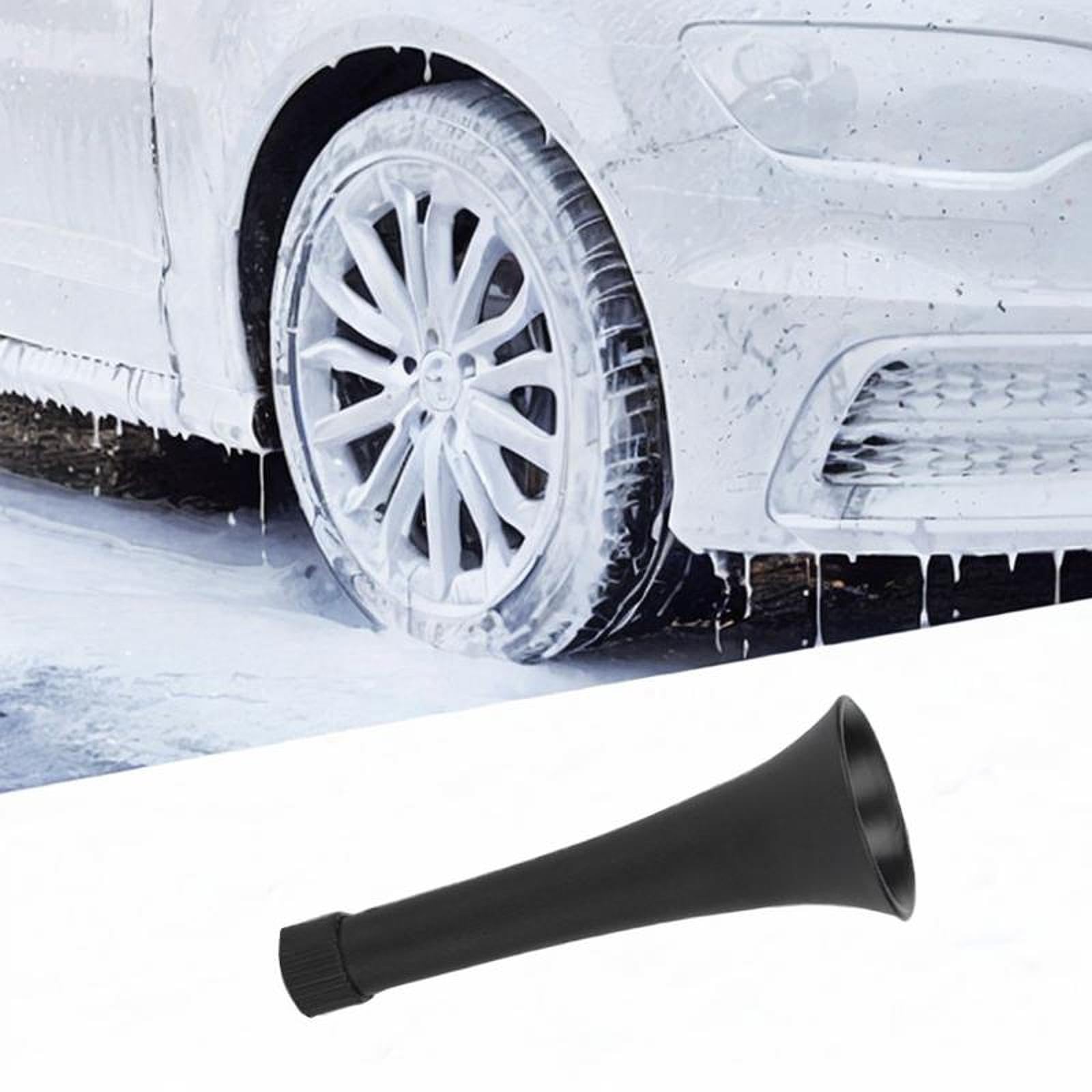 Whtkoph Car Wash Device Cone Air Blow Out Tool Easy Installation Professional Car Interior Cleaning Parts for Wider Cleaning Range, 12.5CM