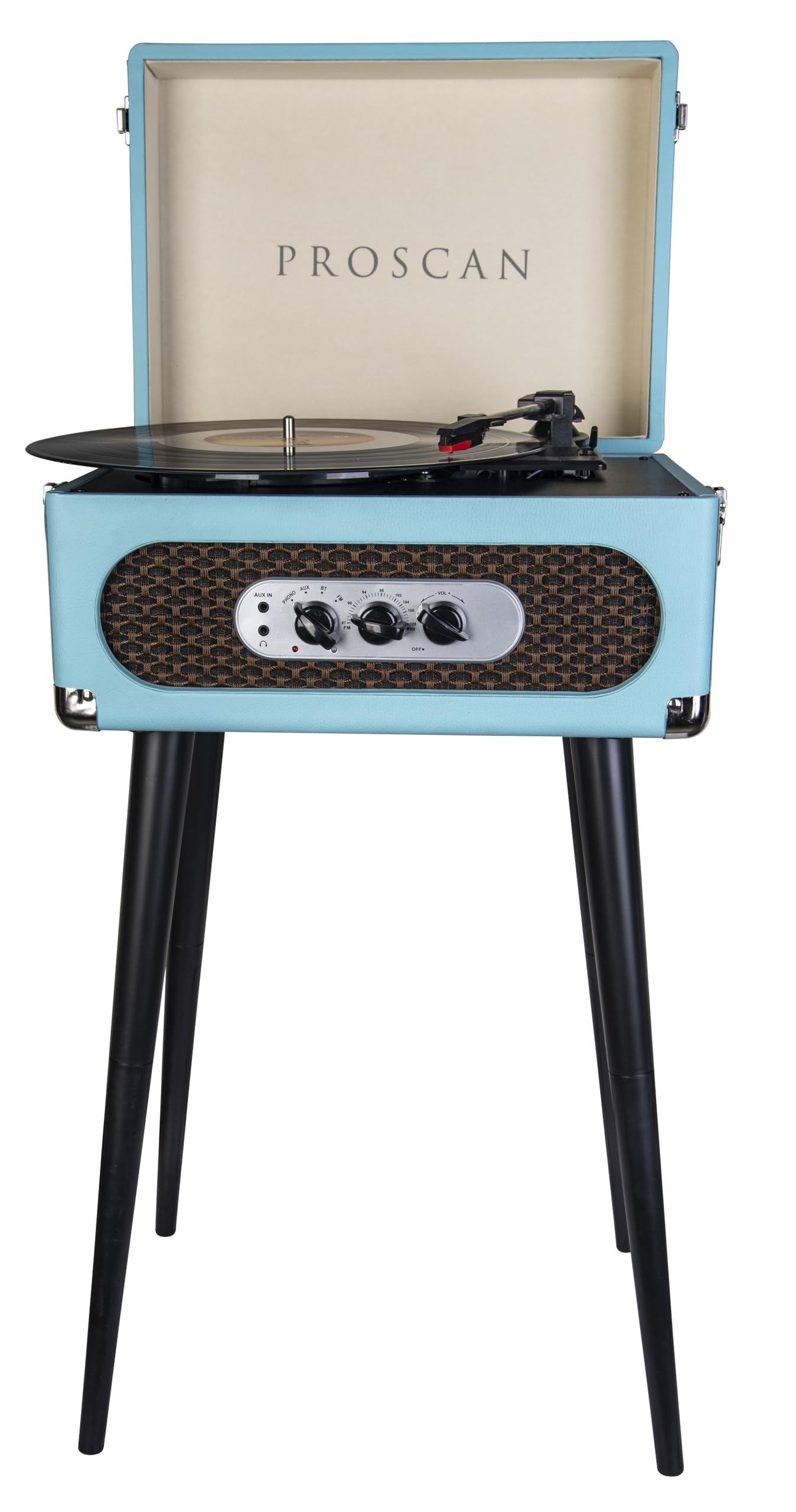 Amazon.com: SYLVANIA SRC894-BLUE Bluetooth Retro Turntable with