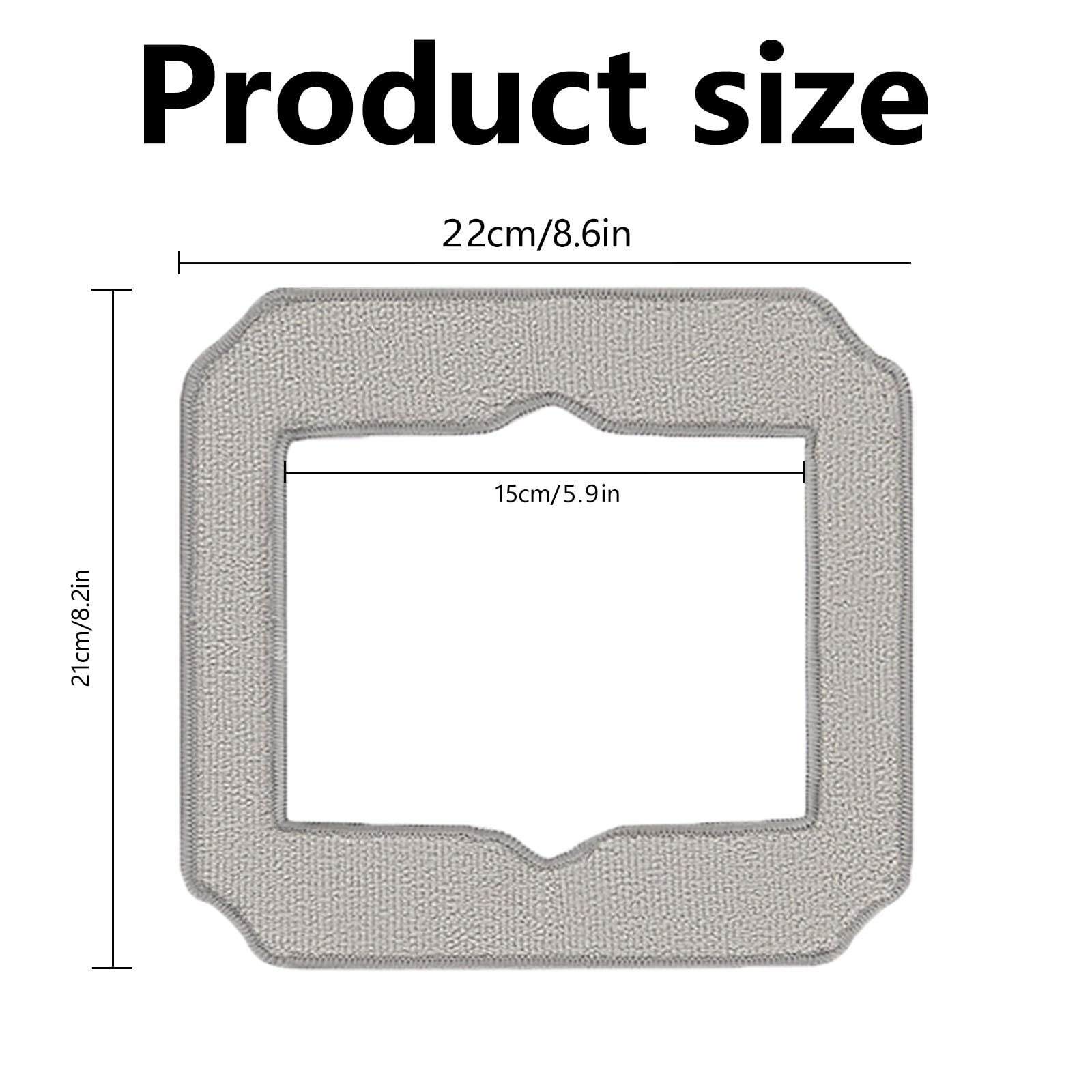 Trapo de limpieza para ECOVACS Winbot Mini robot aspirador de ventana, lavable y reutilizable, accesorios de almohadilla para fregona Winbot, 12 piezas de repuesto de paño de fregona, n.º 2