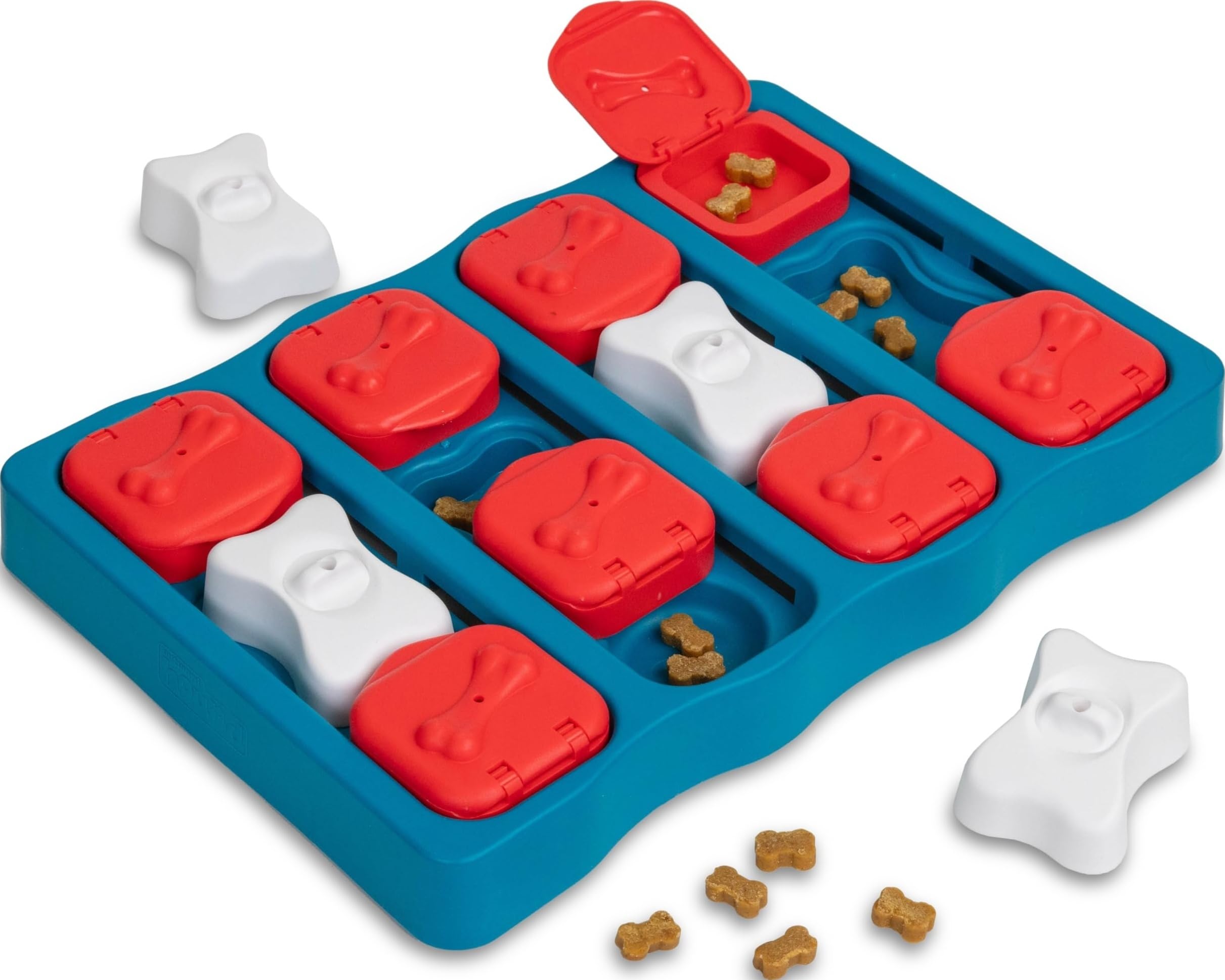 Outward Hound Nina Ottosson Dog Brick Dog Toy Treat Puzzle, 12.8'