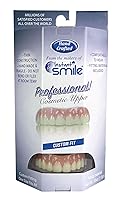 Vista 3 de Professional Cosmetic Upper - New from Instant Smile! Hand Crafted Detail, Custom fit at Home! Works Best in Medium to Large Sized Mouths.