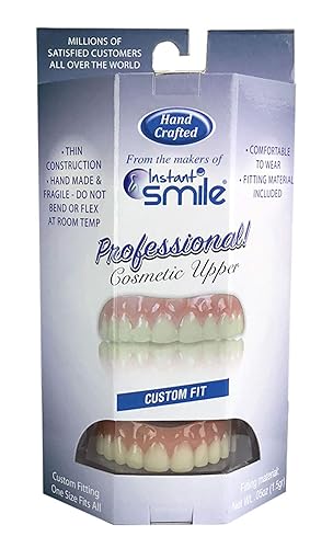 Miniatura 3 de Parte superior cosmética profesional – ¡Nuevo de Instant Smile! Detalle hecho a mano, ajuste personalizado en casa. Funciona mejor en bocas de