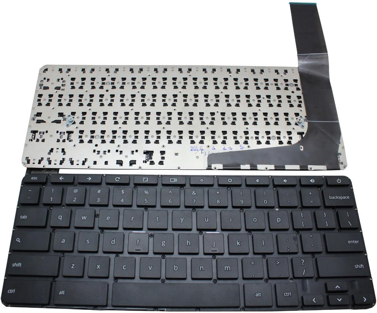 New US Black English Laptop Keyboard (Without Frame) Replacement for HP Chromebook 14 G1 14 G3 14 G4 788511-001 790924-001 V149046BS1 AEY09U00120