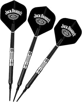 Amazon.co.jp: Jack Daniel 公式ライセンス ソフトチップダーツセット