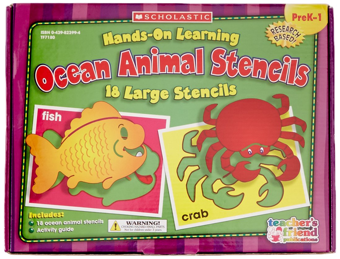 HandsOn Learning Ocean Animal Stencils Amazon.in Toys & Games