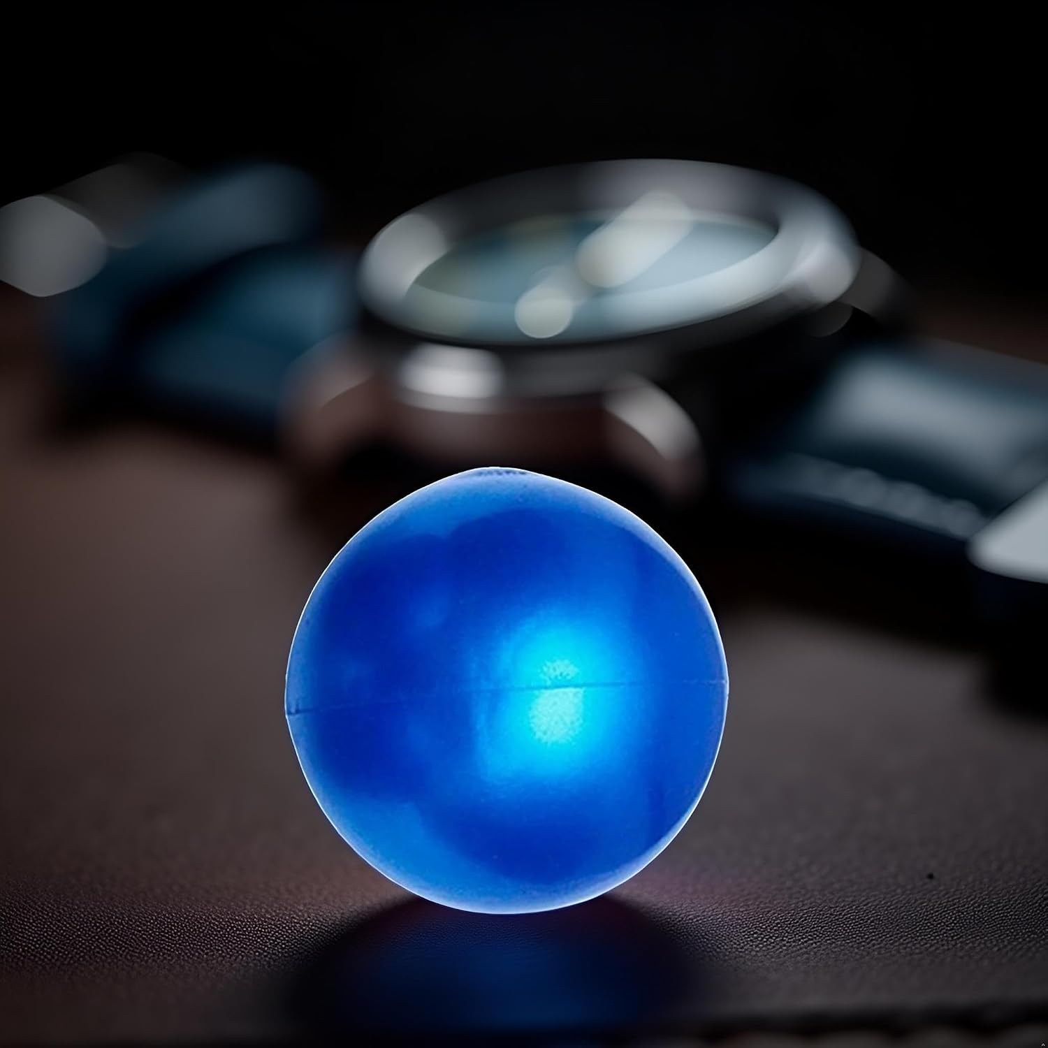 Blue Watch Case Open Ball - Watch Battery Replacement Ball | Unmarked Rubber Ball Opener, Friction Ball Rubber Back Case Remover Does Not Damage The Back Cover
