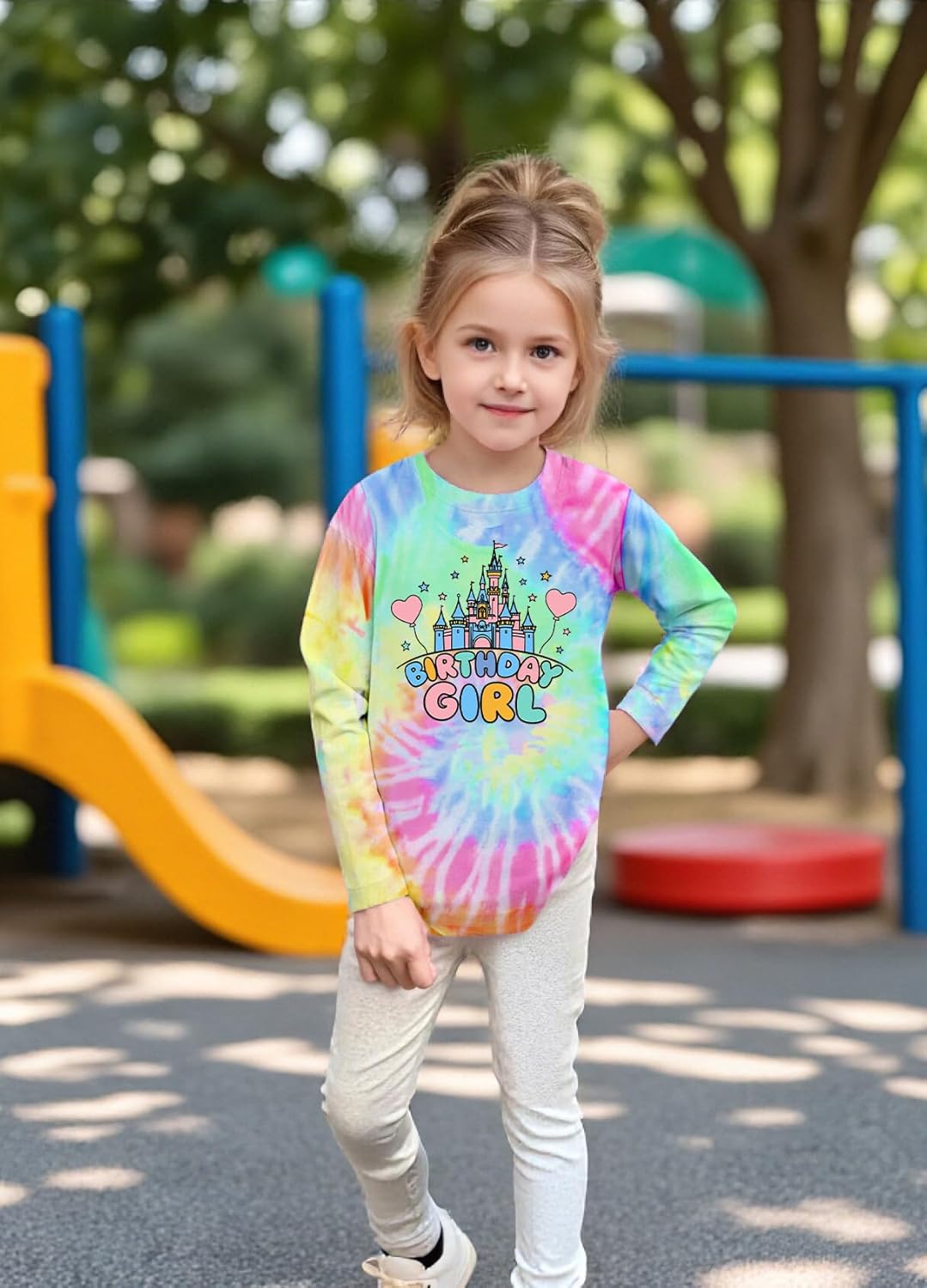 Birthday Girl Shirt Bday Long Sleeves Tee For Toddler Its Me Hi Im The Birthday Girl Cute Graphic Top 4-10 Years - Image 2