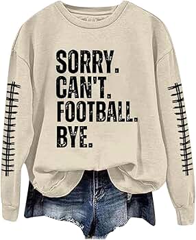 Football Mom LHBNK Women's Football Game Day Sweatshirt - Funny