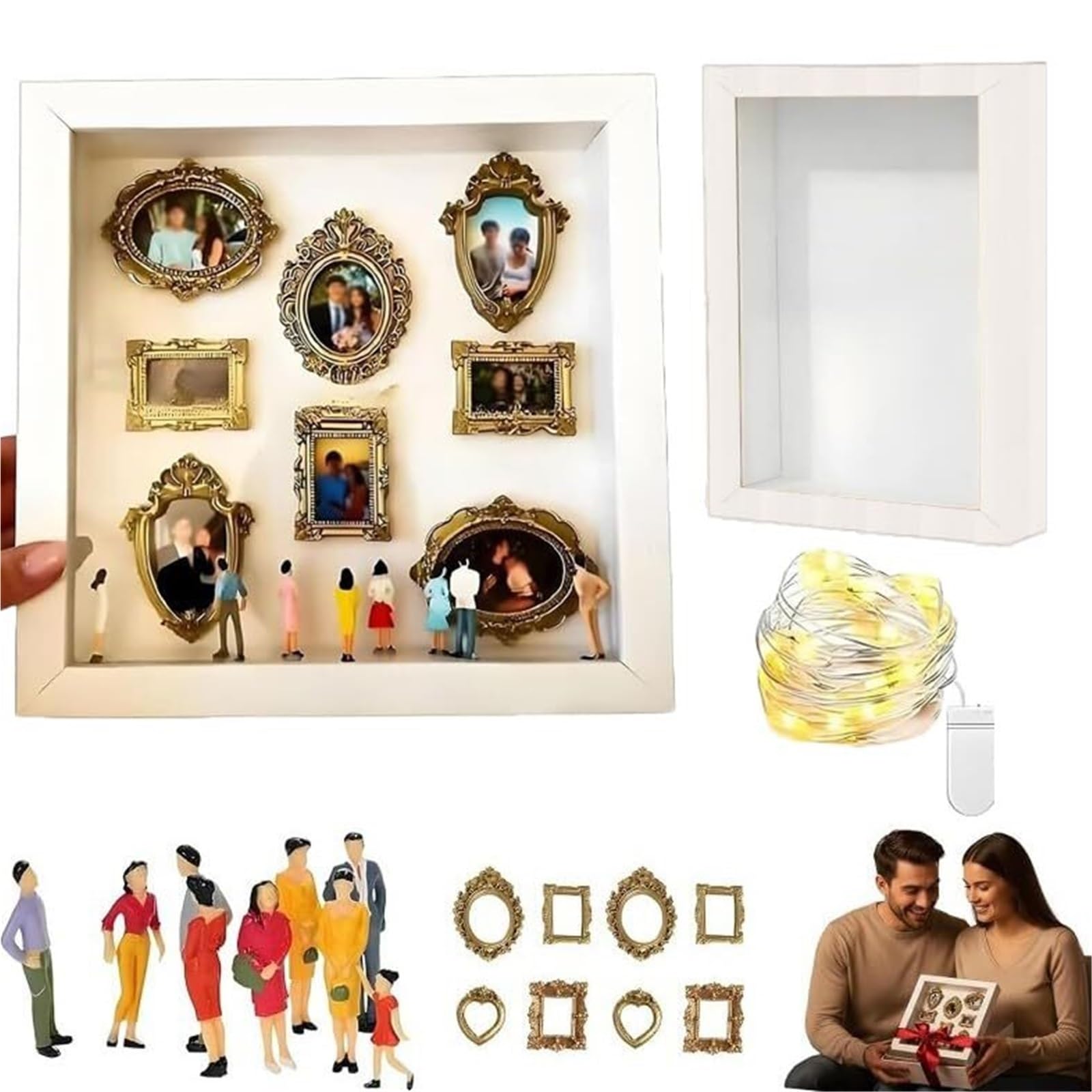 Caja de silueta de museo DIY para crear recuerdos exclusivos y emotivos