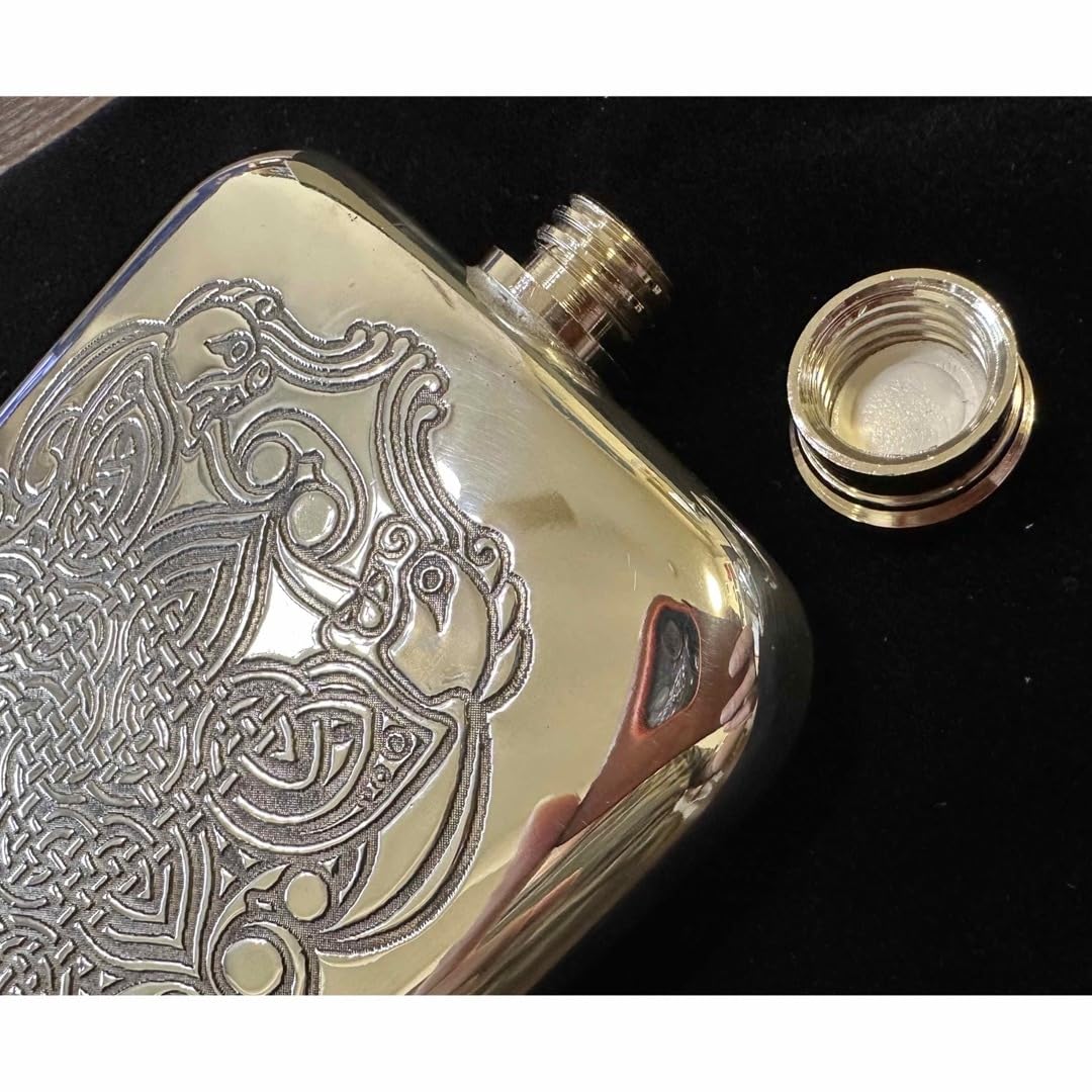 Amazon.co.jp: ENGLISH PEWTER 6oz ピューター ヒップフラスコ 