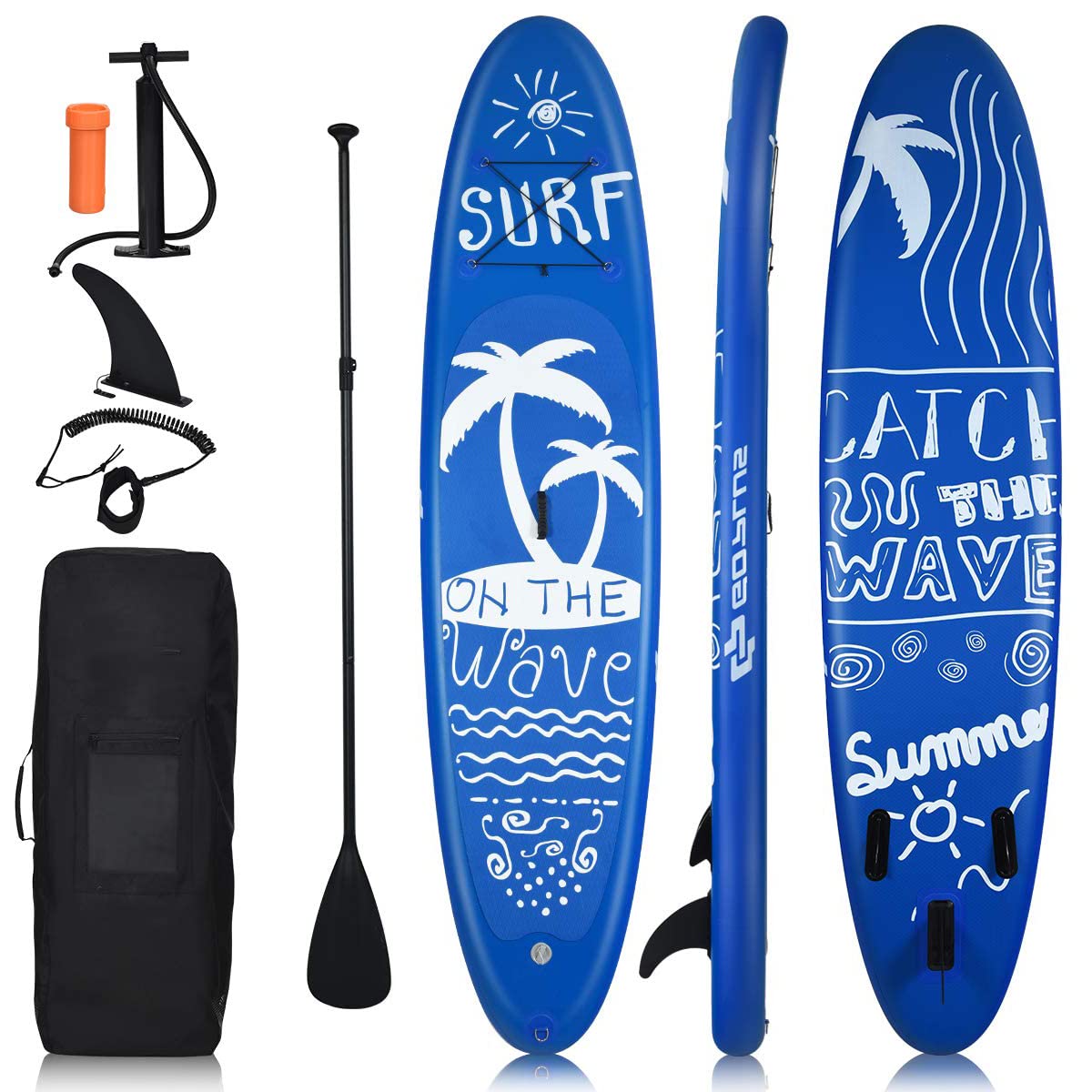 DORTALA 9.8' Inflatable Stand Up Paddle Board, Lightweight 6.5
