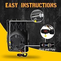 Vista 6 de Luces antiniebla LED y DRL compatibles con GMC Sierra 1500 2500 3500 de 2003-2006, 1 par de luces antiniebla delanteras con luces de circulación