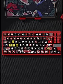 キーキャップ PBT ペルソナ5 主人公 雨宮蓮 Amazon | ペルソナ5 雨宮蓮 芳澤かすみ キーキャップ グッズ PBT