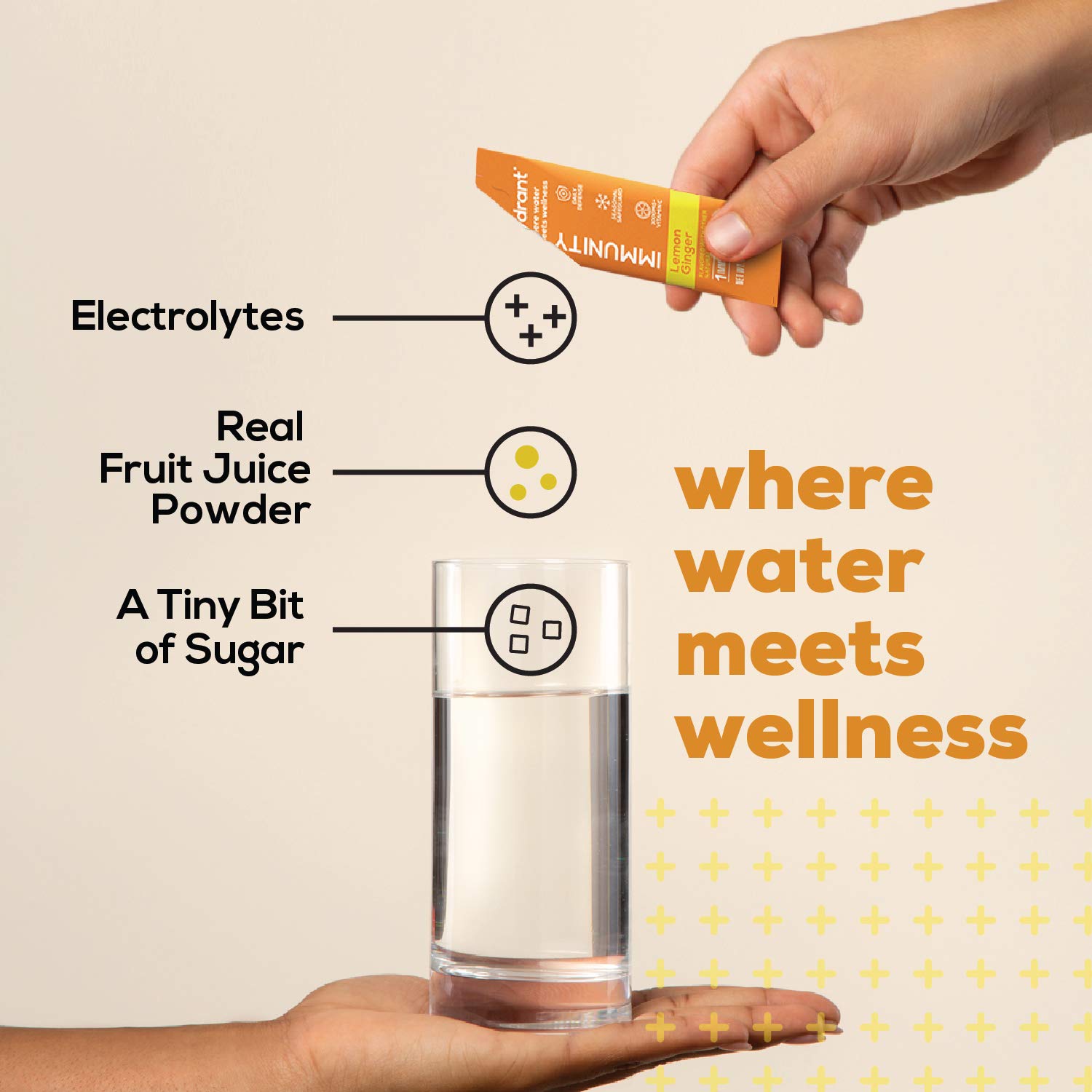 Buy Hydrant Immunity Vitamins Electrolyte Powder Supplement with