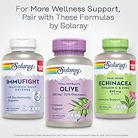 Vista 6 de SOLARAY Extracto de hoja de olivo suplemento al 22%, 250 mg 120