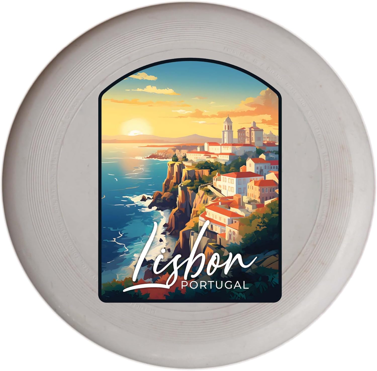 Los Angeles California Design B Souvenir Flying Disc 4-Pack