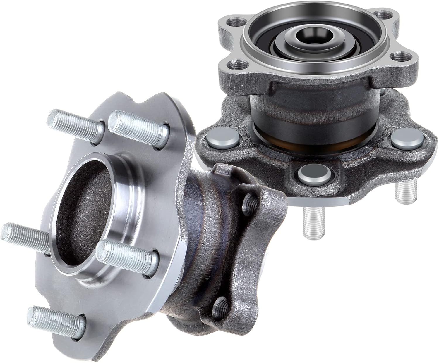 ECCPP Pair of 2 512201 Rear Wheel Hub Bearing Assembly fit for 2002-2006 Nissan Altima 2004-2008 Nissan Maxima 2004-2009 Nissan Quest 5 Lug w/ABS Left and Right