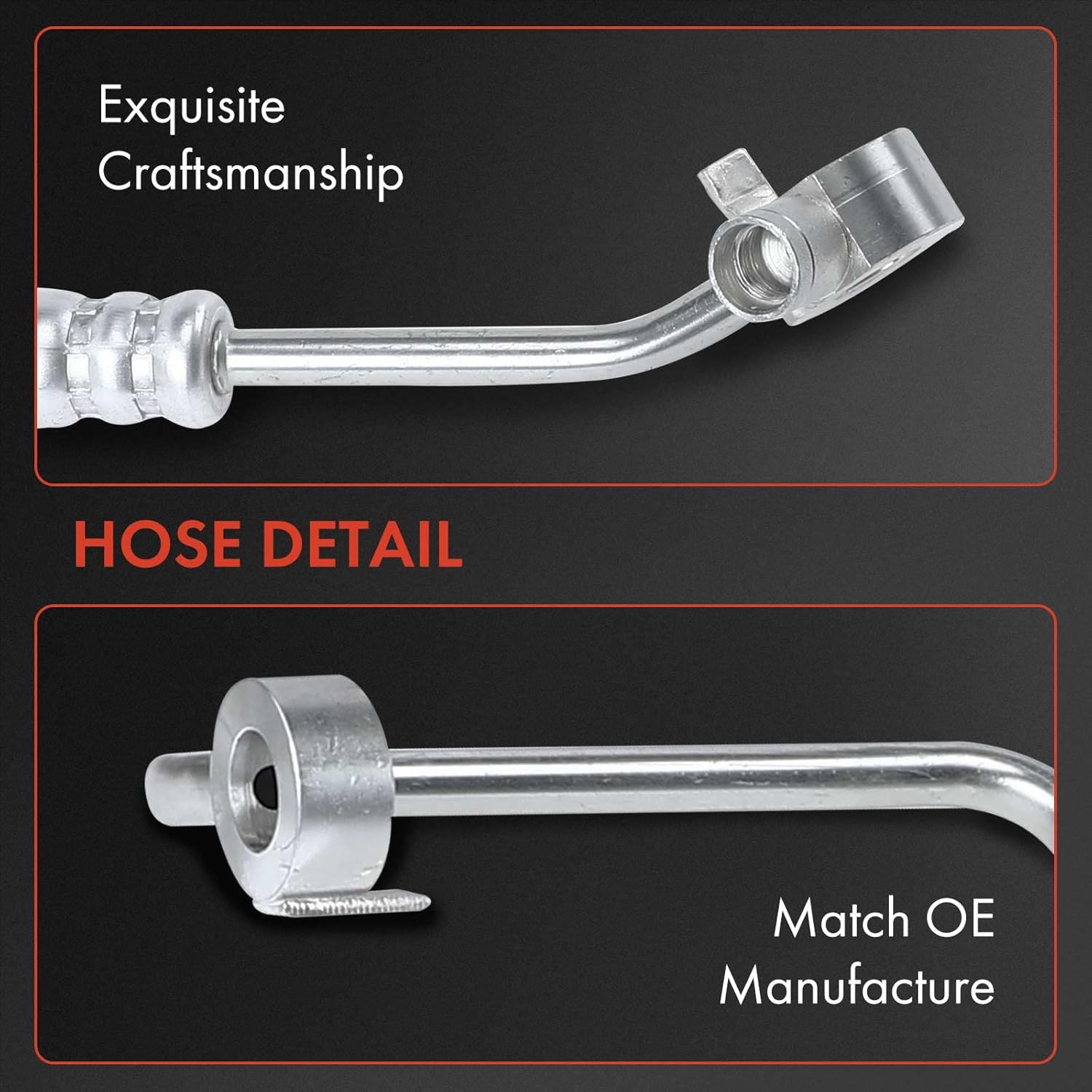 A-Premium Power Steering Pressure Hose Line Assembly Compatible with Lexus GS300 2000 2001 2002 2003 2004 2005, 3.0L, Pump To Rack/Gear