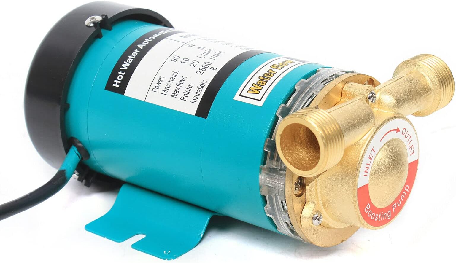 ZYIY 150W Kleine Automatische Booster Douchepomp 230V 50hz De Drukverhogingspomp Van Het Warm Water   Uitlaat 25l Min 15m Met Automatische Stroomschakelaar Voor Het Hele Systeem Van Huisdouche