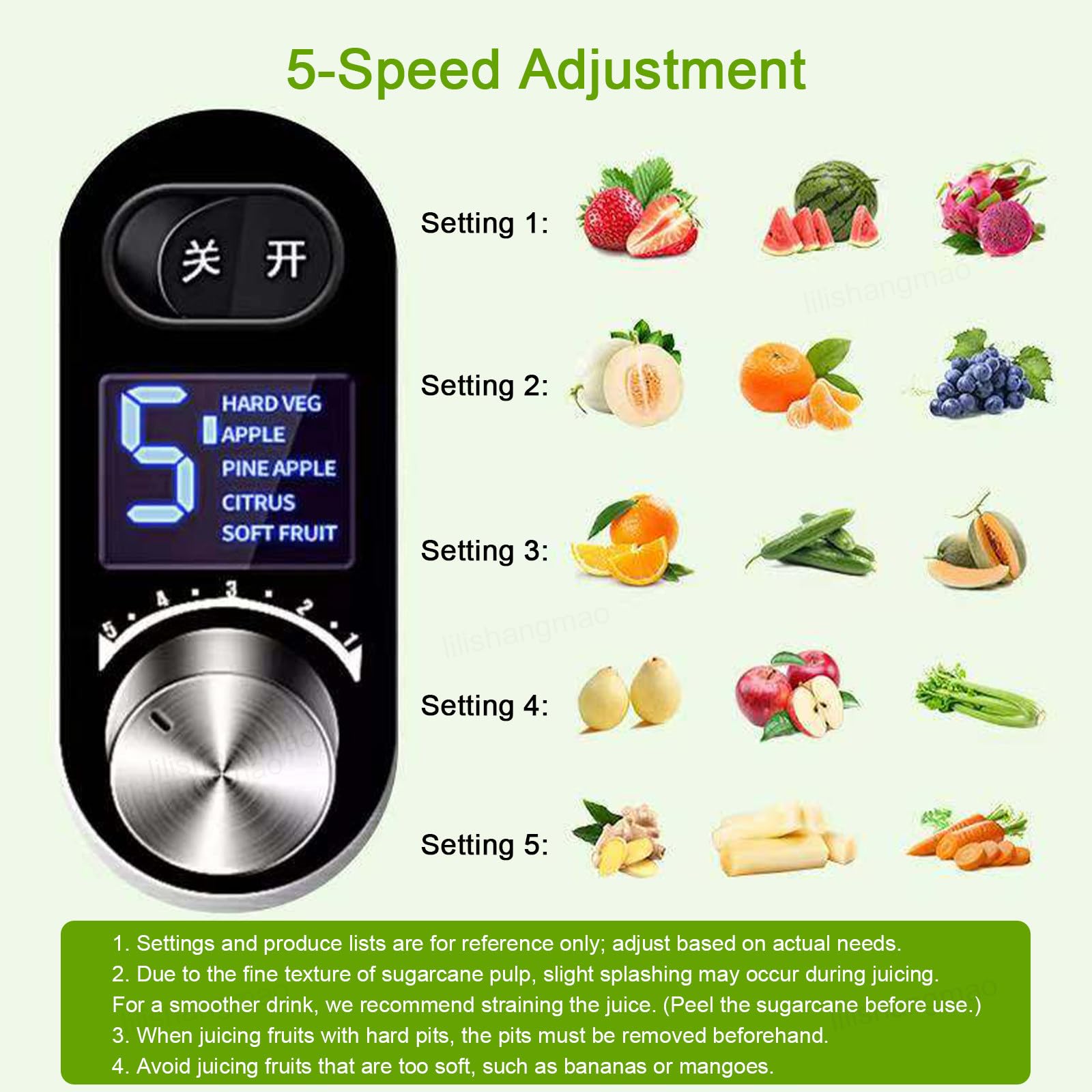 Centrifuga Elettrica da Banco - 1250 W, Elevata Resa in Succo, Imbuto da 84 mm per Frutta E Verdura Intera,Controllo A 5 velocità,Elevata Ritenzione dei Nutrienti,Acciaio Inossidabile