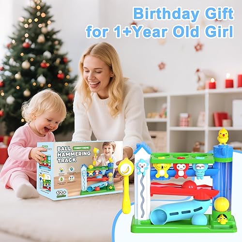 Miniatura 9 de Juguete musical para niñas y niños de 1 a 2 años - Tablero Montessori ocupado y juguete de gota de pelota