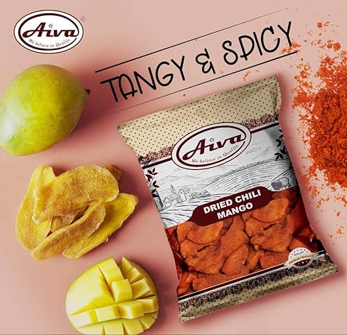Miniatura 5 de Aiva - Mango de chile seco (1 libra) – Bocadillo de frutas secas picantes y dulces para aperitivos, cocinar y postres