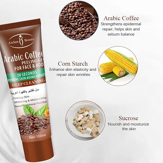 AICHUN BEAUTY Peeling Gel Face & Body (ARABIC COFFEE PEELING GEL)