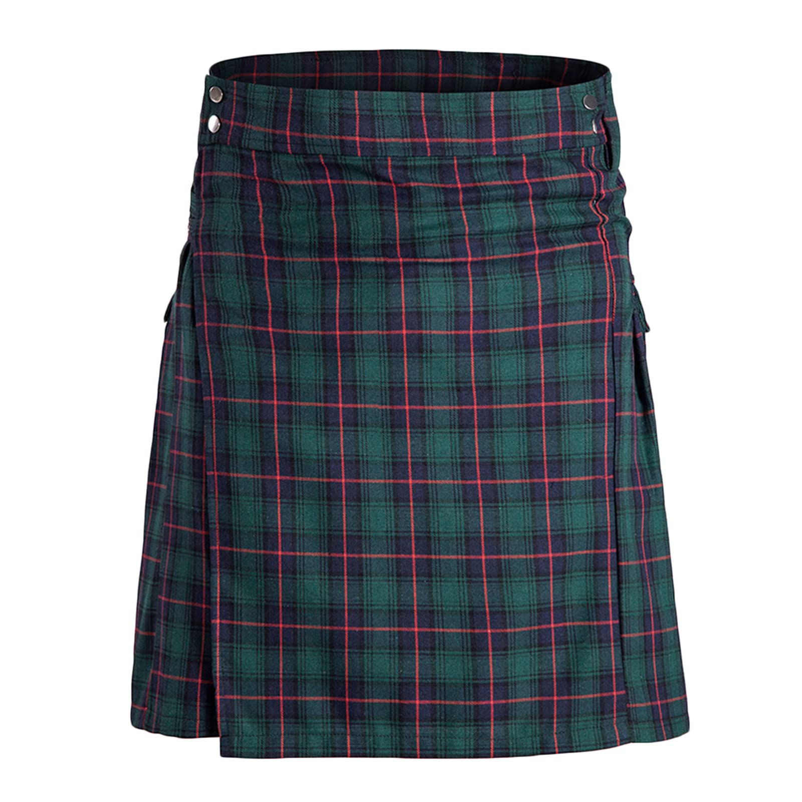 Yolimok Faldas Escocesas Tartán para Hombres Schwarz Retro Faldas de Kilt Moda Gótica Ropa Falda Plisada Disfraz Faldas de tartán para Hombre Falda Escocesa Kilt Mini Falda Hombre Escocesa Elegante
