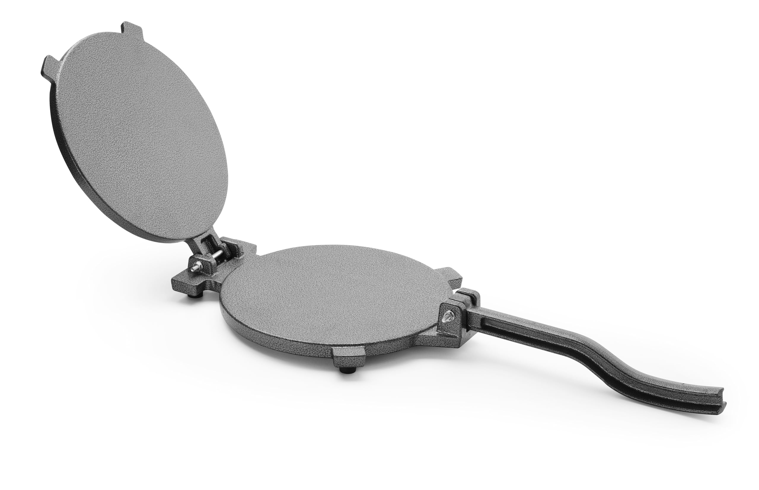 HENDI Pressa per tortillas, utensile manuale in ghisa per tortillas, tacos, arepas e empanadas, ø26cm, 7 kg, piedi antiscivolo, 350x265x(H)170mm