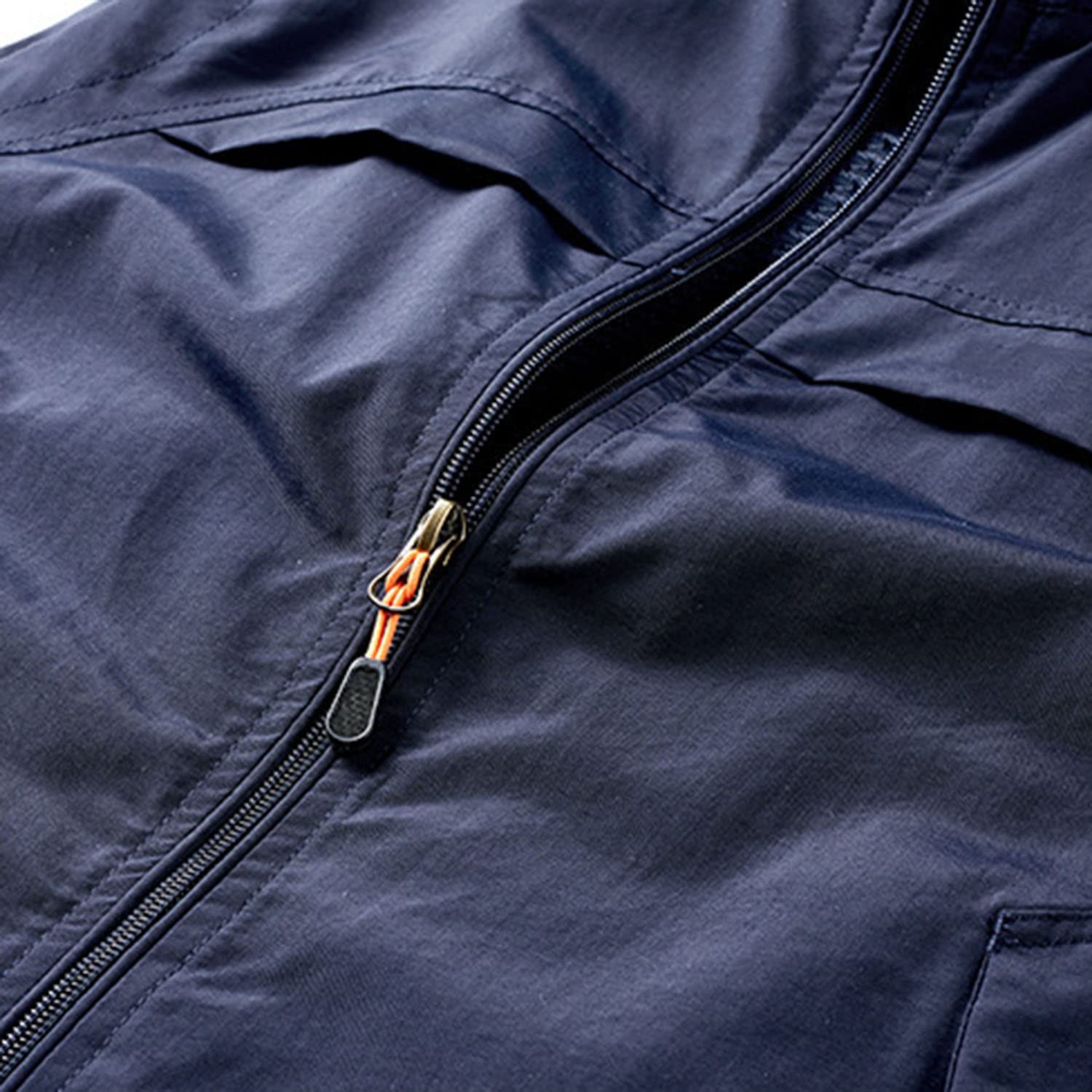 Chaleco para Hombre Chaleco Sin Mangas con Multibolsillos Chaleco De Pesca Exteriores Chaleco De Viaje Transpirable Chaqueta De Fotografía Multifuncional