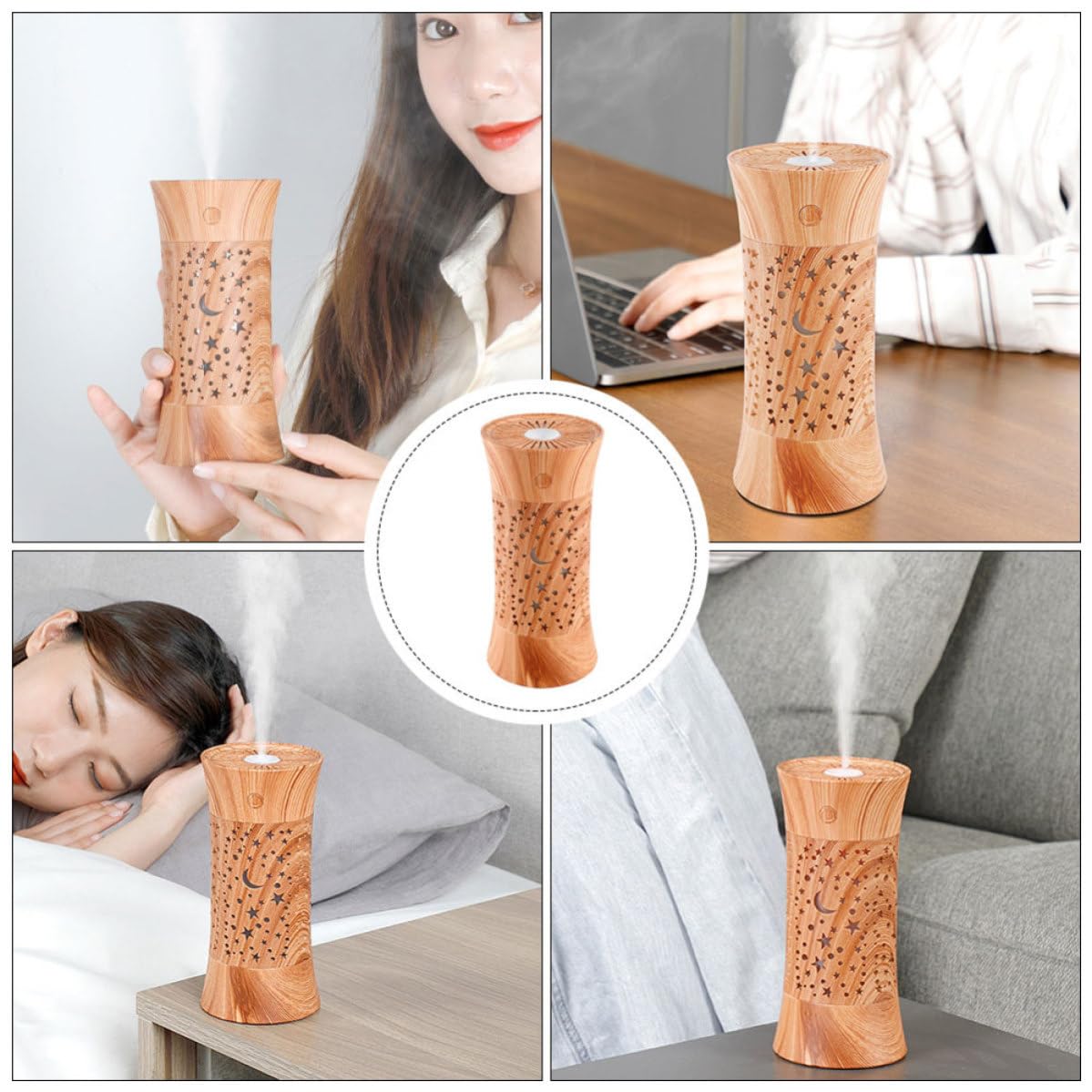 Humidificador de Escritorio 260ml de Abs y Pp, Diseño Creativo