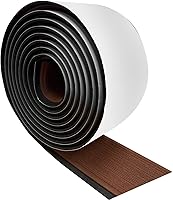 Vista 22 de KXKZREN Piso de Lancha de Espuma EVA Hoja de Cubierta de Teca Sintética Alfombra Marina Antideslizante Alfombra de Lancha Autoadhesiva para Lanchas