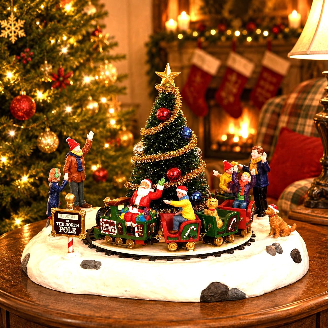 Lemax : Village De Noël : Petit Train du Père Noël