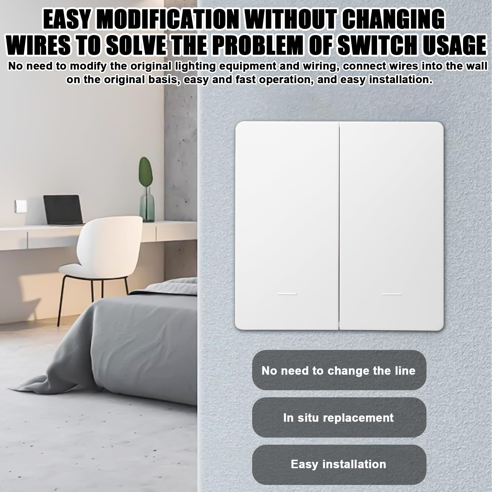 Draadloze Schakelaar Set Smart Home Met Rf433 Mhz En App Spraakbediening