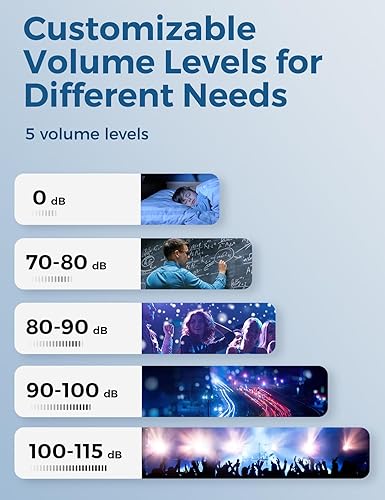 Miniatura 4 de AVANTEK Timbre inalámbrico D-3C, kit de timbre de puerta de largo alcance de 1300 pies, 52 melodías, volumen de hasta 115 dB y flash LED con 2