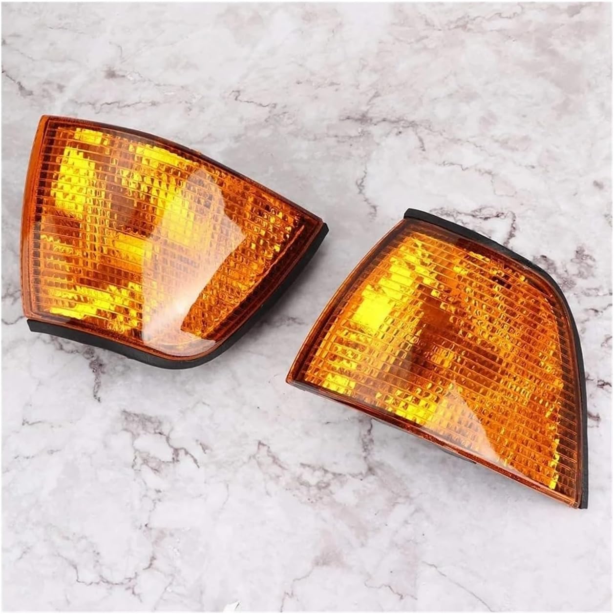 2Pcs Car Corner Light Without Bulb Turn Signal Indicator Compatible with BMW E36 Sedan 1992-1998