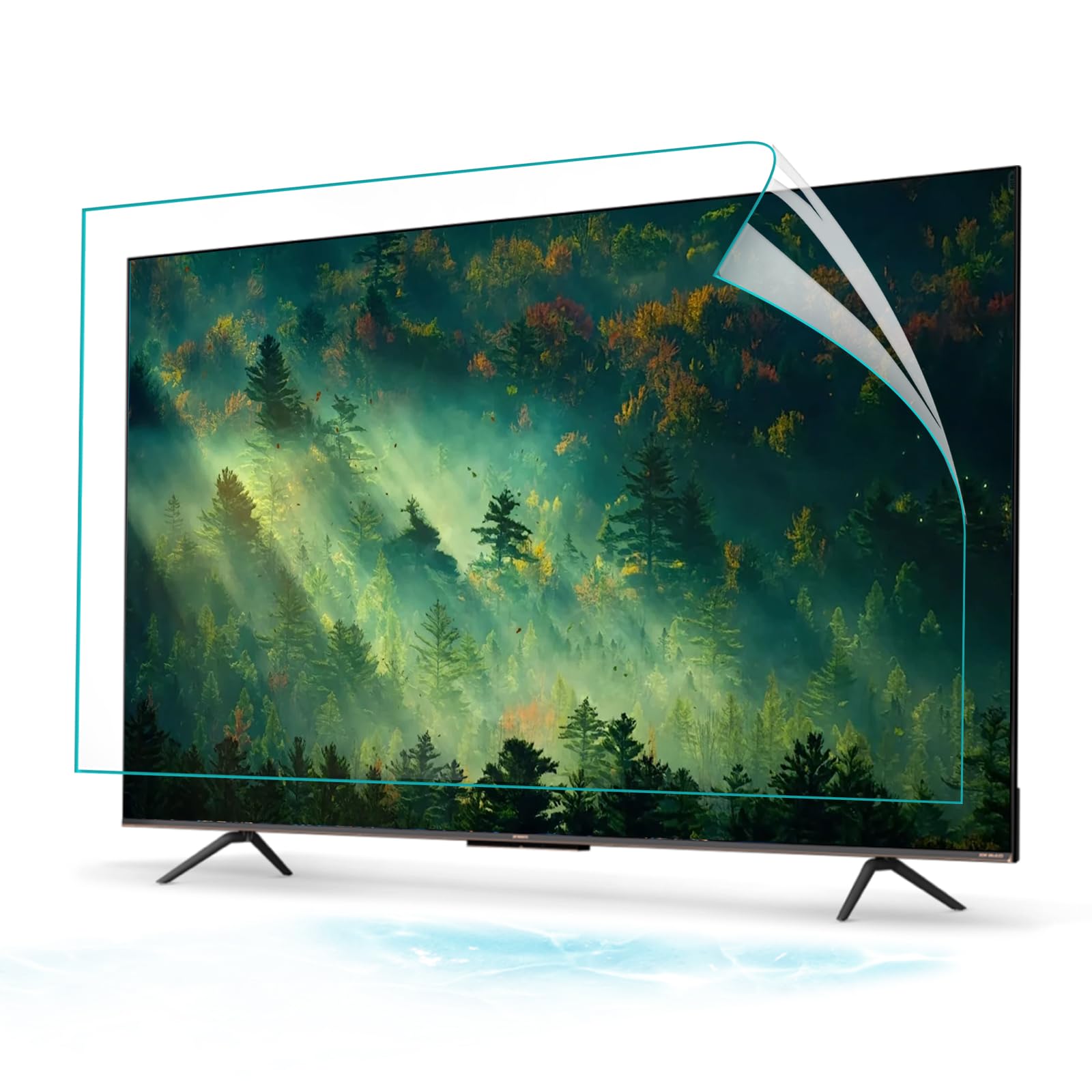Protecteur d'écran mat TV 86 pouces pour un cinéma maison sans reflets