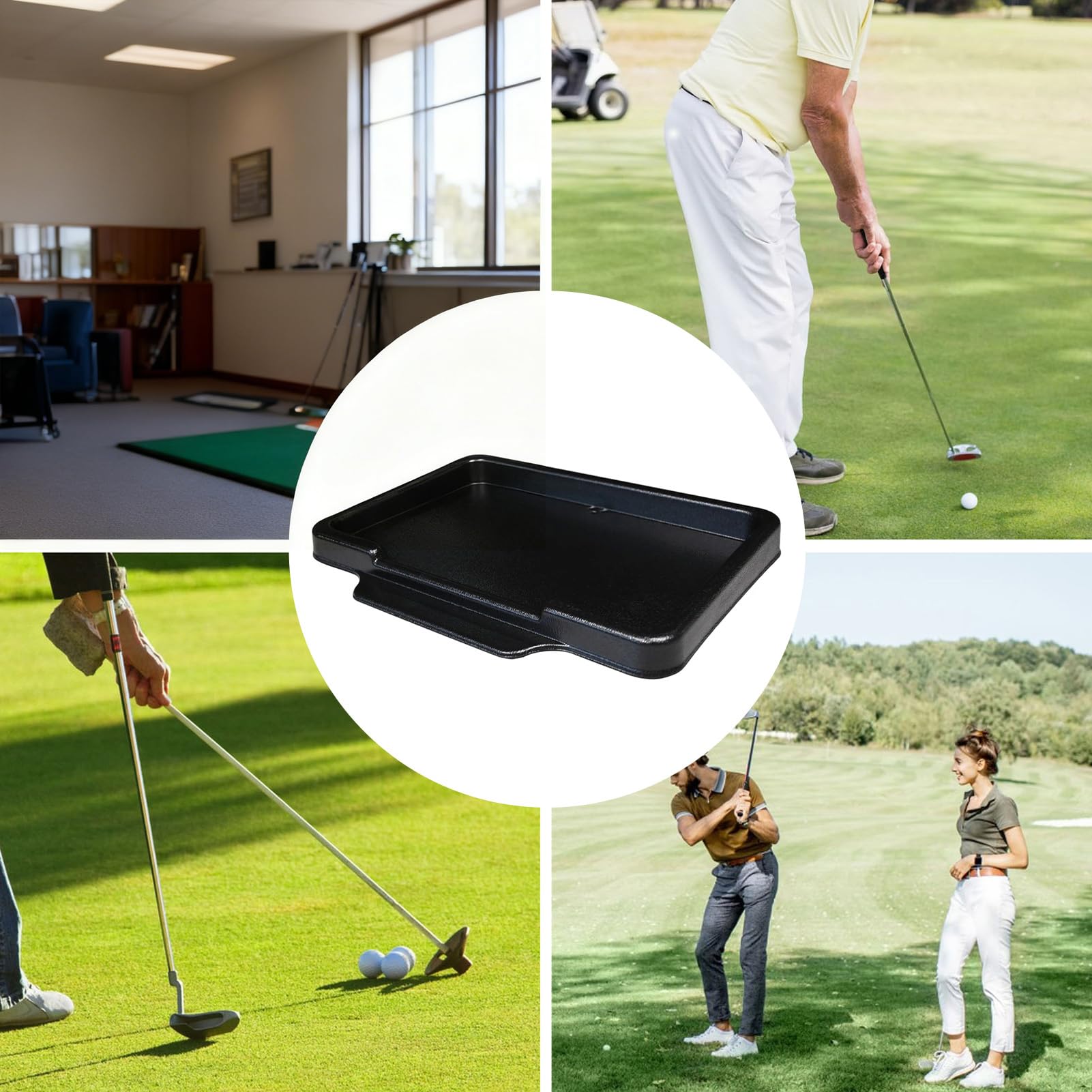 Plateau De Balle De Golf – Organisateur De Balle D'entraînement Portable | Support Pour Balles D'entraînement De Golf En PVC, Capacité De 50+ | Practice Intérieur, Pratique En Plein Air Dans Le Jardin