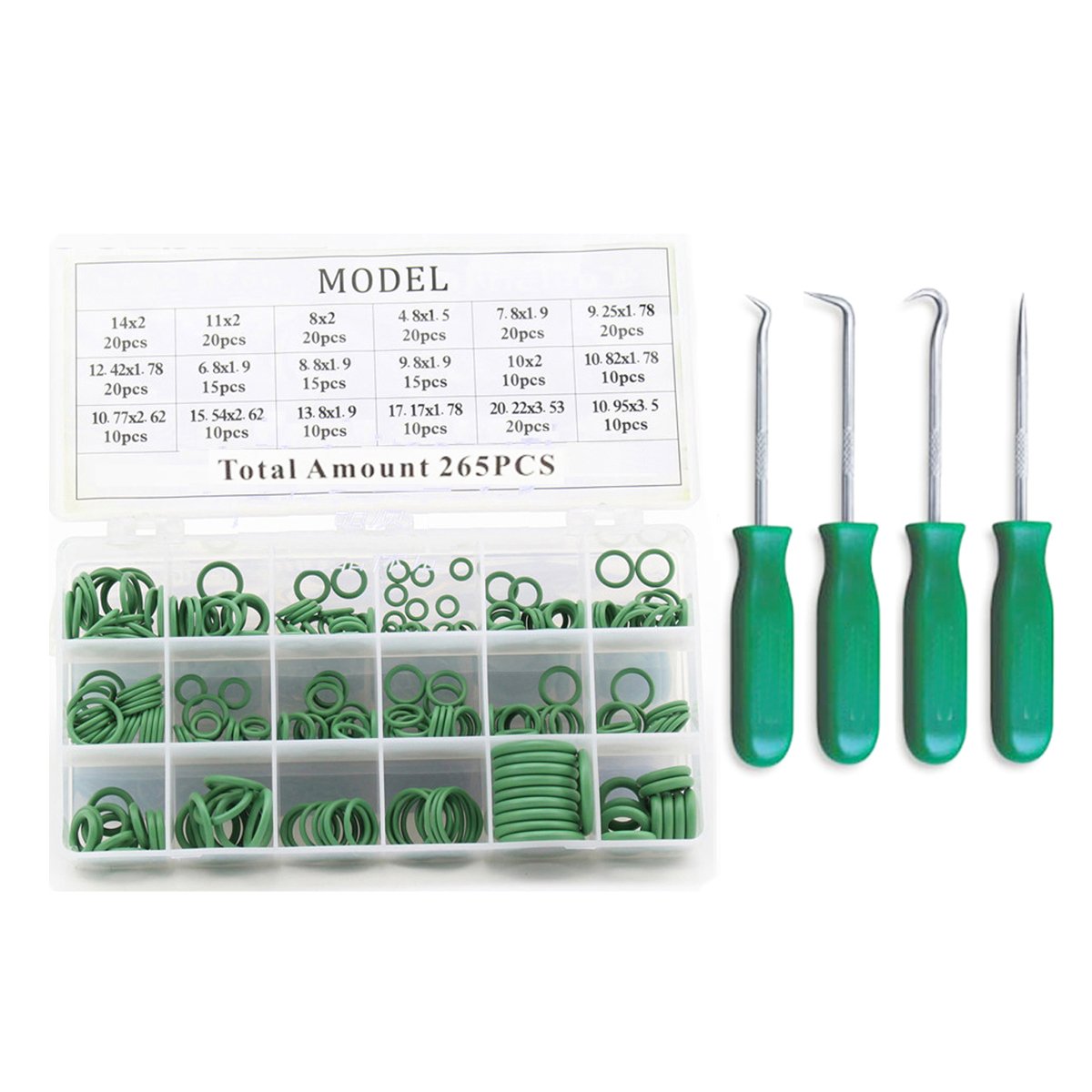 9pcs di Riparazione Auto Raschietto Strumenti di Olio Estrattore di Gomma O-Ring