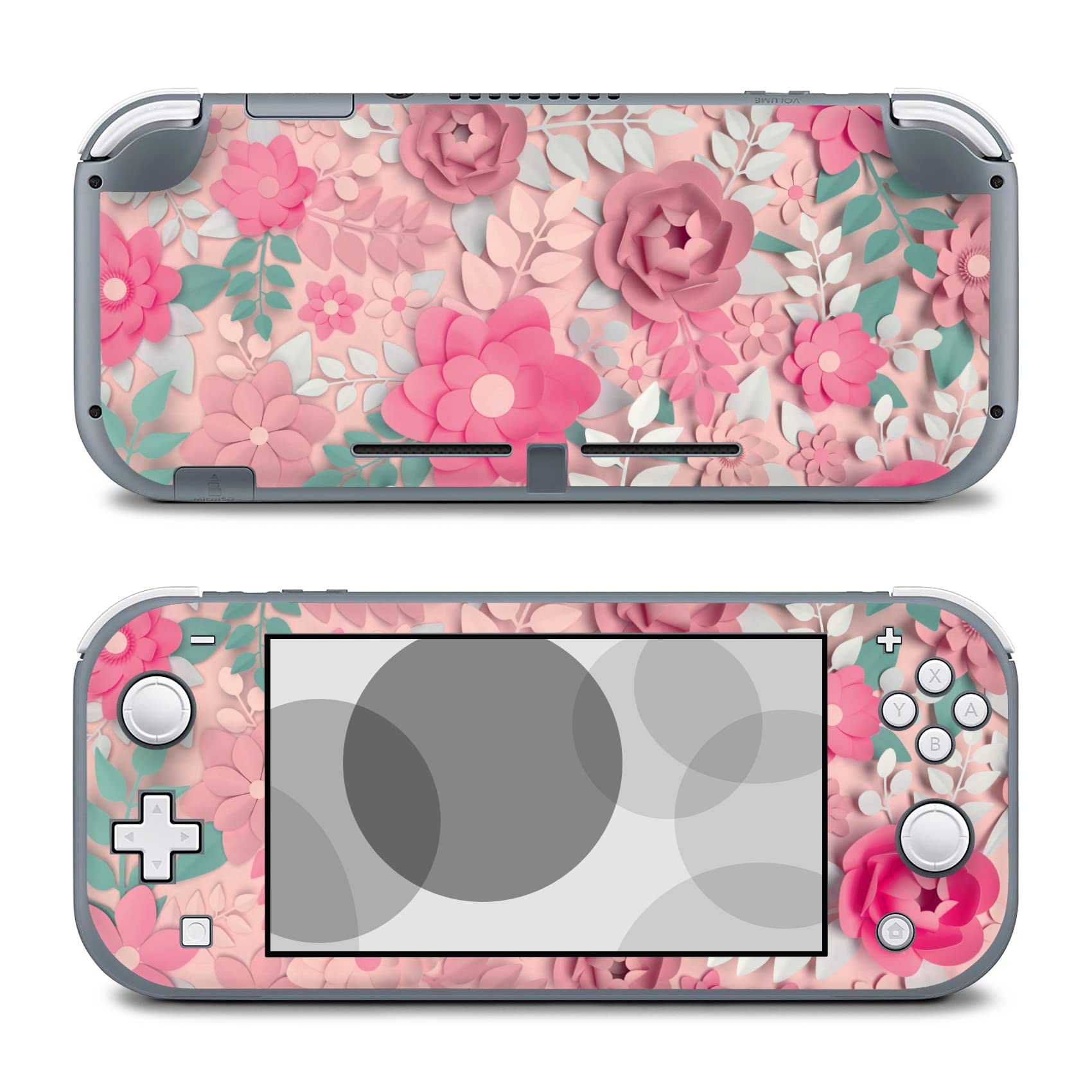 Finest Folia Film Skin compatible avec Nintendo Switch Lite Console de jeux Autocollant Protection contre les rayures Design Sticker Cover Console de jeux ajustement parfait autocollant R203 (02