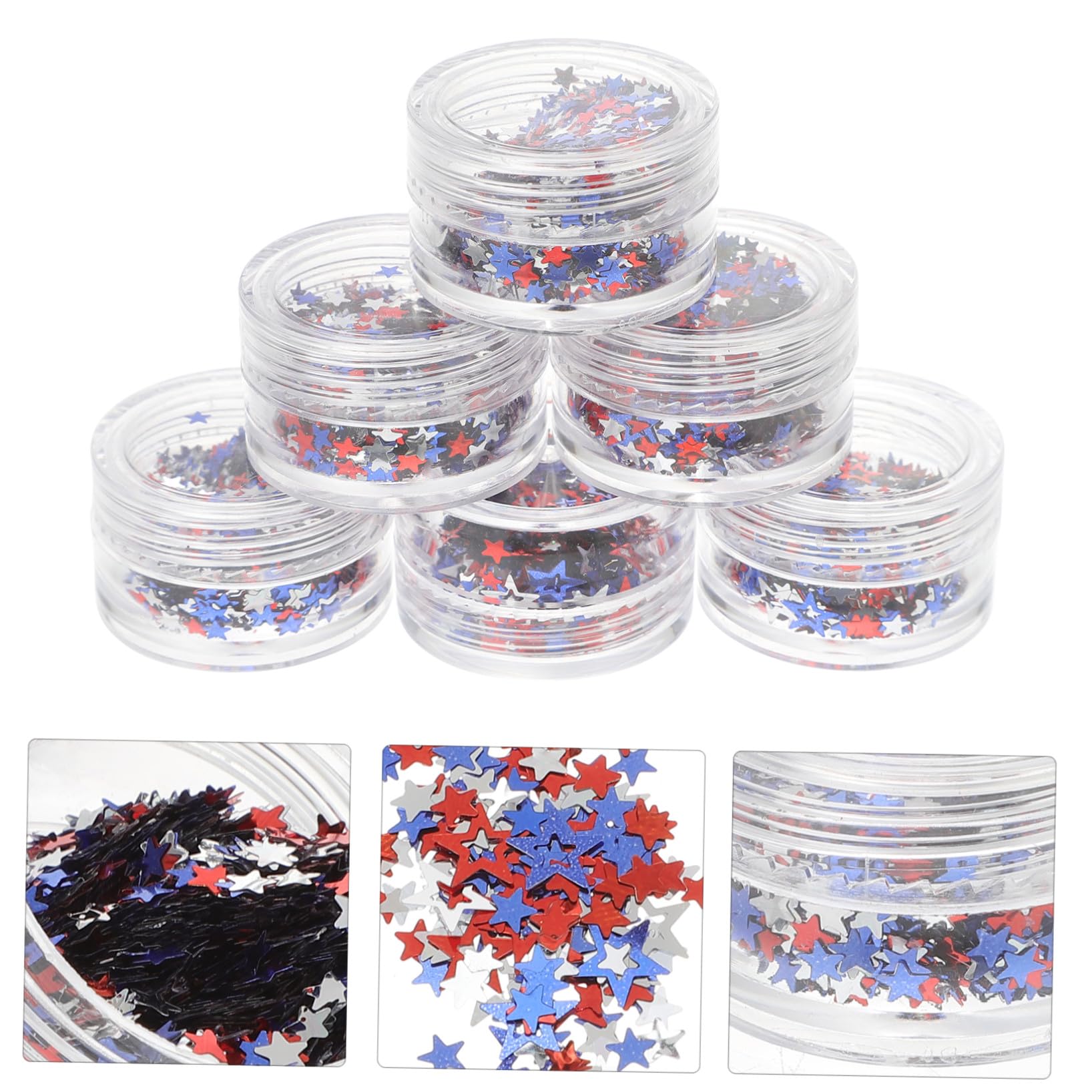 VALICLUD Decorazioni Per Unghie Glitterate Brillantini Colori Per Nail Manicure Te