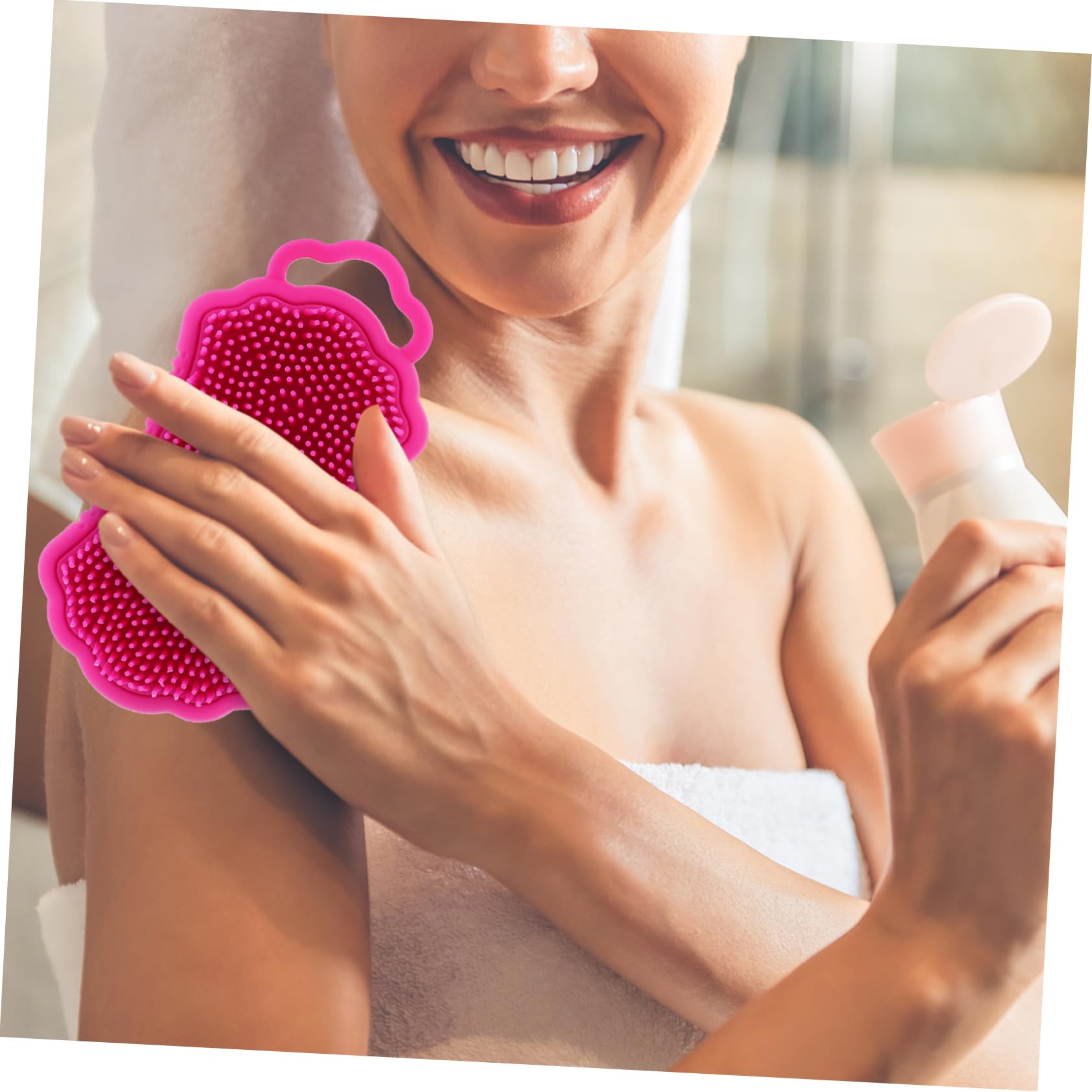Healeved 4stücke Kopfhaut Massagebürste Exfoliating Scrubber Für Dusche Tiefenreinigend Und Für Haartypen Verbessert Die Durchblutung Und Fördert Die Nährstoffaufnahme