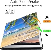 Vista 3 de Funda para tableta Yaxa Kindle Fire HD 8 y Fire HD 8 Plus (12ª/10ª generación, versión 2022/2020) – Funda de piel sintética de alta calidad